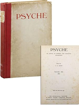 Psyche: An Annual of General and Linguistic Psychology. Volume XIII, 1933