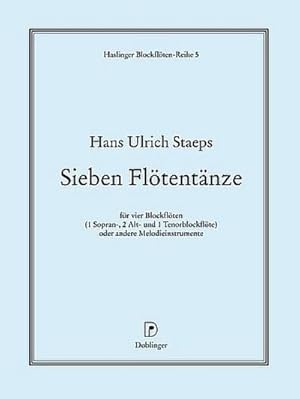 Bild des Verkufers fr 7 Fltentnzefr 4 Blockflten (SAAT) : Partitur und 4 Stimmen zum Verkauf von AHA-BUCH GmbH