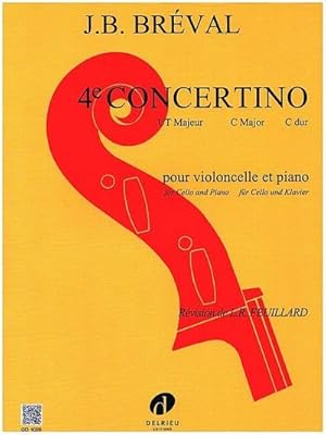 Image du vendeur pour Concertino ut majeur no.4pour violoncelle et piano mis en vente par AHA-BUCH GmbH