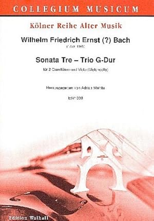 Seller image for Sonata a Tre - Trio G-Durfr 2 Flten und Viola (Violoncello) : Partitur und Stimmen for sale by AHA-BUCH GmbH