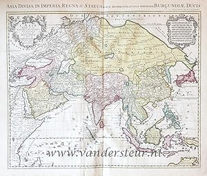 [Cartography, published 1756] Map of Asia: L'Asie divisée en ses empires, royaumes et estats, á l...