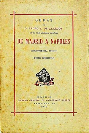 Seller image for De Madrid a Npoles. Tomo II for sale by Tik Books GO