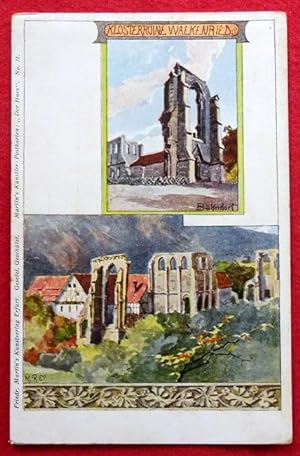 Ansichtskarte AK Walkenried. Klosterruine (Künstlerkarte v. H. Bahndorf)