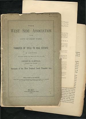 'The West Side Association of the City of New York, Transfer of Title to Real Estate, A Lecture, ...