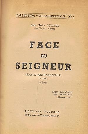 Seller image for FACE AU SEIGNEUR. Rcollections sacerdotales. 1 srie for sale by Librera Torren de Rueda