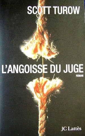 Imagen del vendedor de L'angoisse du juge French Edition a la venta por Livres Norrois