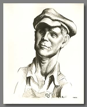 [Five Original Stills based on Benton's Character Portraits for THE GRAPES OF WRATH]