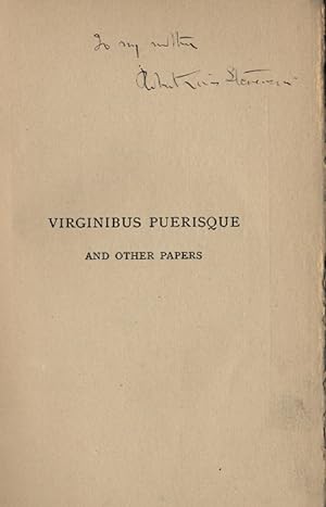 VIRGINIBUS PUERISQUE AND OTHER PAPERS