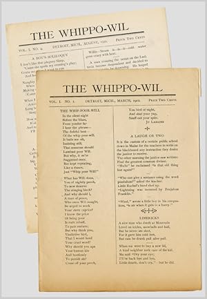 Seller image for THE WHIPPO-WIL [Whole numbers 1 & 4] for sale by William Reese Company - Literature, ABAA