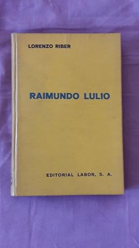 Bild des Verkufers fr Raimundo Lulio zum Verkauf von Llibreria Fnix