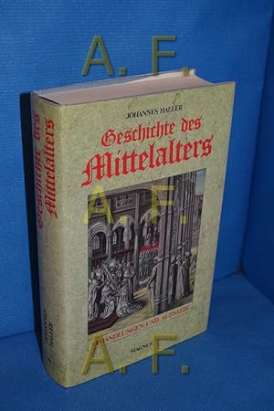 Bild des Verkufers fr Abhandlungen zur Geschichte des Mittelalters. Johannes Haller zum Verkauf von Antiquarische Fundgrube e.U.