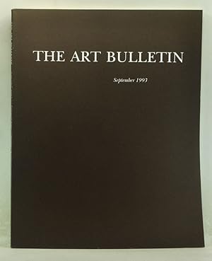 Bild des Verkufers fr The Art Bulletin: A Quarterly Published by the College Art Association, Volume 75, Number 3 (September 1993) zum Verkauf von Cat's Cradle Books