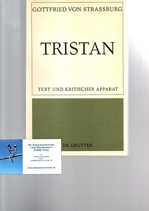 Immagine del venditore per Tristan. Texte und kritischer Apparat. Herausgegeben von Karl Marold. venduto da Antiquariat Schrter -Uta-Janine Strmer