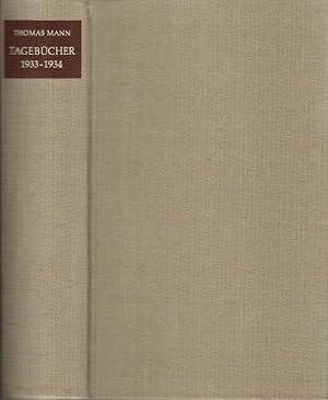 Tagebücher 1933-1934 Herausgegeben v. Peter de Mendelssohn