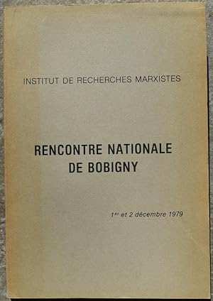 Rencontre nationale de Bobigny. 1er et 2 décembre 1979.