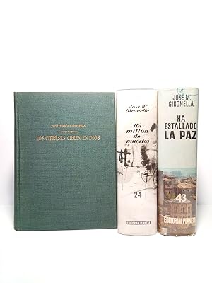 Bild des Verkufers fr Los Cipreses creen en Dios; Un Milln de Muertos; Ha Estallado la Paz. [3 VOLS.] zum Verkauf von Librera Miguel Miranda