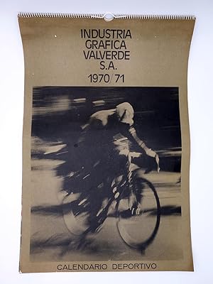 CALENDARIO DEPORTIVO 1970 1970 GRAN FORMATO 56X36,5 cm (No Acreditado) IG Valverde, 1970