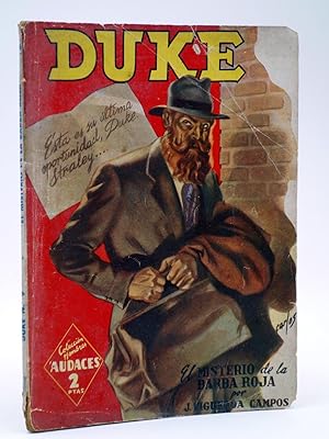 Imagen del vendedor de HOMBRES AUDACES NUEVOS HROES 46. DUKE 9 EL MISTERIO DE LA BARBA ROJA (J. Figueroa Campos) 1946 a la venta por Libros Fugitivos