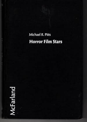 Immagine del venditore per Horror Film Stars by Michael R. Pitts venduto da Heartwood Books and Art