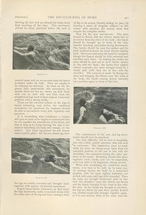 Seller image for SWIMMING - THE ENCYCLOPAEDIA OF SPORT for sale by Sportspages