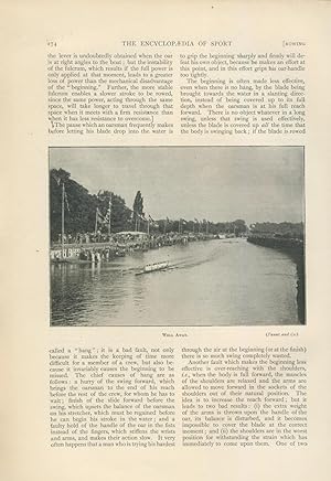 Seller image for ROWING - THE ENCYCLOPAEDIA OF SPORT for sale by Sportspages