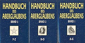 Bild des Verkufers fr 3 Bnde Handbuch des Aberglaubens. Band 1-3.,1. A-G. 2. H-O. 3. P-Z., zum Verkauf von Antiquariat Kastanienhof