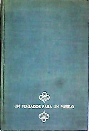 Immagine del venditore per Un pensador para un pueblo. venduto da Librera y Editorial Renacimiento, S.A.