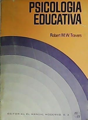 Seller image for Psicologa educativa. for sale by Librera y Editorial Renacimiento, S.A.