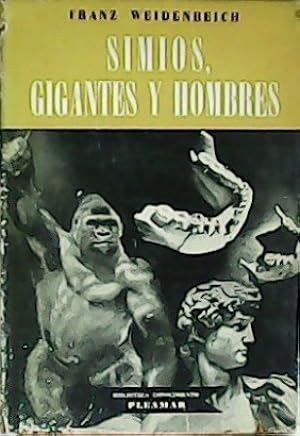 Seller image for Simios, gigantes y hombres. Con 90 grabados. Traduccin de Teodora Efrn. for sale by Librera y Editorial Renacimiento, S.A.