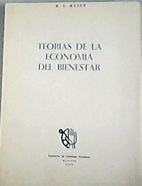 Imagen del vendedor de Teoras de la economa del bienestar. a la venta por Librera y Editorial Renacimiento, S.A.