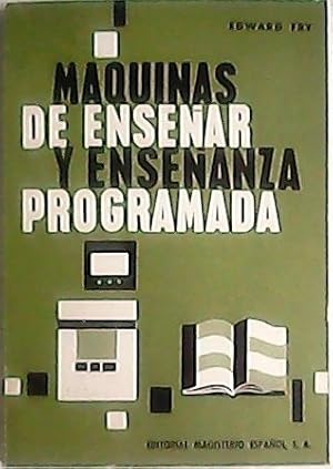 Immagine del venditore per Maquinas de ensear y enseanza programada. Prlogo de Juan Manuel Moreno. venduto da Librera y Editorial Renacimiento, S.A.