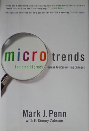 Bild des Verkufers fr Microtrends: The Small Forces Behind Tomorrow's Big Changes zum Verkauf von Canford Book Corral