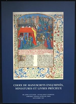 Image du vendeur pour Choix de manuscrits enlumins, miniatures et livres prcieux. Septembre 2002 mis en vente par Graphem. Kunst- und Buchantiquariat