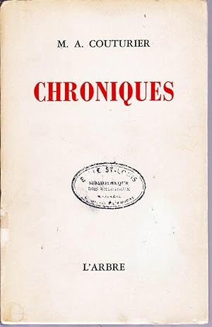 Chroniques.