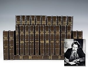 Imagen del vendedor de The Works of Robert Louis Stevenson [Including Treasure Island; Dr. Jekyll and Mr. Hyde; Kidnapped]. a la venta por Raptis Rare Books