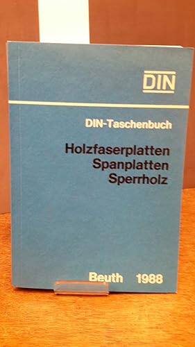 Seller image for Holzfaserplatten, Spanplatten, Sperrholz. Normen, Richtlinien. Hrsg.: DIN, Dt. Inst. fr Normung e.V. / Normen fr Holzfaserplatten, Spanplatten, Sperrholz ; 3.1982; Deutsches Institut fr Normung: DIN-Taschenbuch ; 60 for sale by Kepler-Buchversand Huong Bach