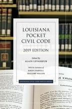 Bild des Verkufers fr Louisiana Pocket Civil Code zum Verkauf von BarristerBooks