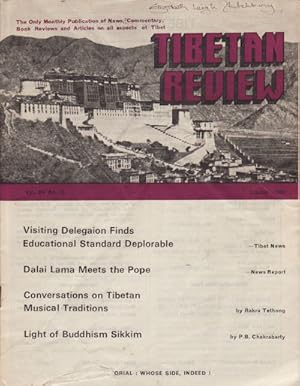 Tibetan Review - 2 Issues. September & October 1980.