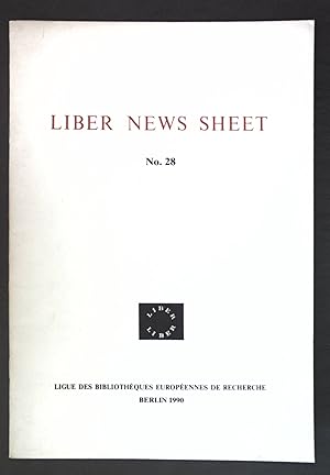 Bild des Verkufers fr Planning the "Bibliotheque de France"; in: No. 28 Liber News Sheet; zum Verkauf von books4less (Versandantiquariat Petra Gros GmbH & Co. KG)