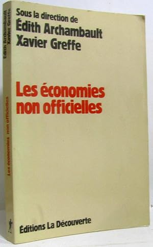 Seller image for Les conomies non officielles for sale by crealivres