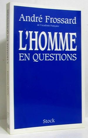 Seller image for L'homme en questions for sale by crealivres