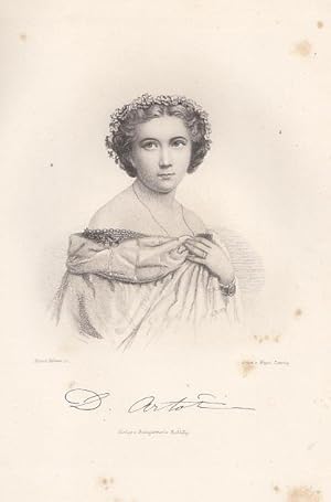 Seller image for Portr�t. Brustbild, darunter faksimilierte Unterschrift. Stahlstich von Weger, ca. 25 x 16 cm, Blattgr��e: 26,5 x 21,5 cm, 1865. for sale by Antiquariat Michael Eschmann