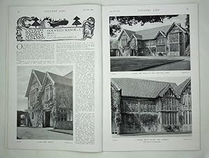 Original Issue of Country Life Magazine Dated January 12th 1924 with a Main Feature on Ockwells M...