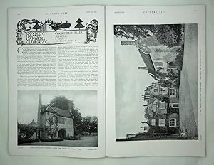 Original Issue of Country Life Magazine Dated April 5th 1924 with a Feature on Cockfield Hall in ...