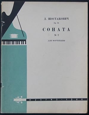 Immagine del venditore per Sonata No. 2. Dlja fortepiano. Op. 64 [i. e. Op. 61]. venduto da Antiquariat Rainer Schlicht
