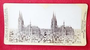 Original Stereoskopie.-Fotografie (Stereobild. Stereophotographie) The Cathedral. Cologne