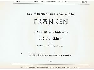 FRANKEN: 27 von 30 Stahlstiche nach Zeichnungen v. Ludwig Richter v.1837. Neudruck.von der Origin...