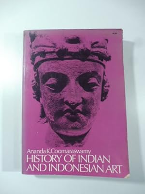 Seller image for History of Indian and Indonesian Art for sale by Coenobium Libreria antiquaria