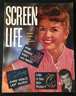 Seller image for Screen Life Magazine for September, 1956 (FAMOUS CONTEST TO NAME DEBBIE'S BABY - THE FUTURE PRINCESS LEIA) for sale by Back in Time Rare Books, ABAA, FABA
