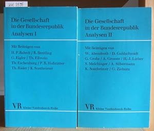Imagen del vendedor de Die Gesellschaft in der Bundesrepublik. Analysen I und II (2 Bnde). a la venta por Versandantiquariat Trffelschwein